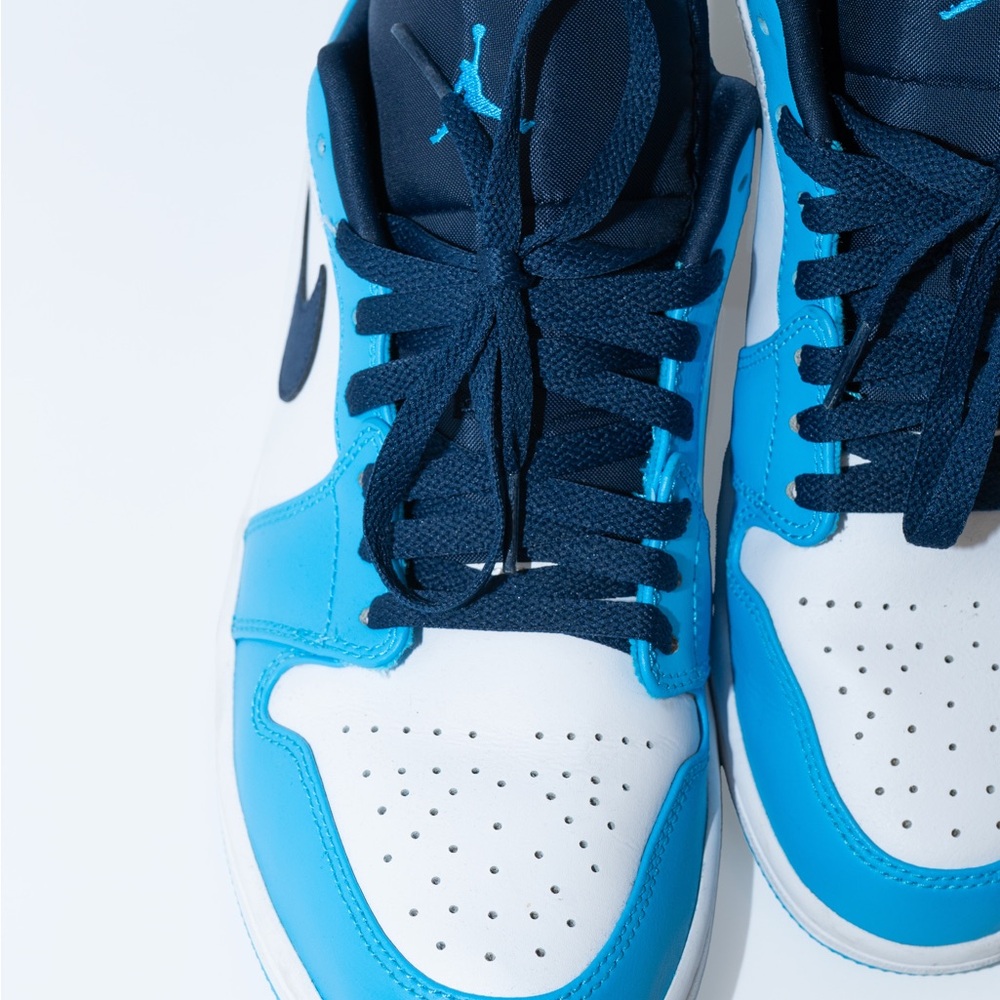 Kids Stylish Blue and White Sneakers